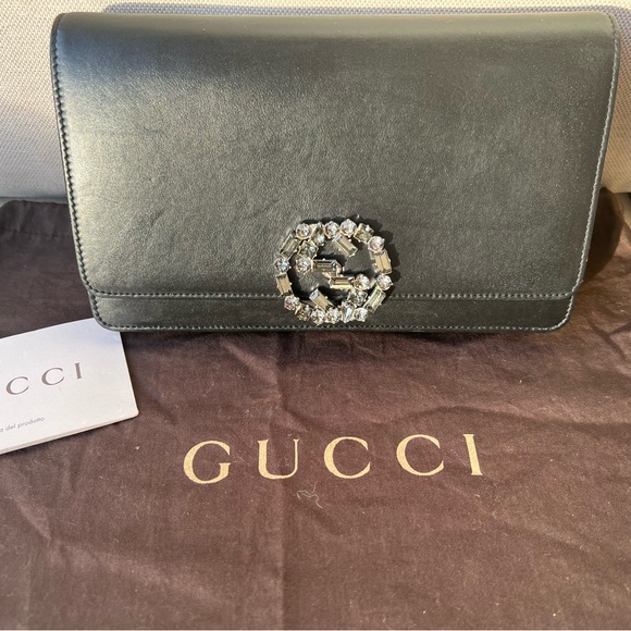 Gucci Broadway Moon clutch bag with Swarovski Crystals - Picture 3 of 13